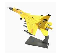 Avion Classique Vintage pour Chasseur J-15 Fly Shark, Avion embarqué, Simulation de Combat, modèle d'avion, Jouet de Collection, échelle 1:72 (Jaune)