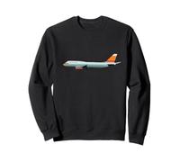 Avion commercial volant dans le ciel Sweatshirt