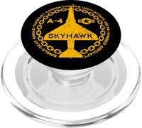 Avion d'attaque Militaire A-4 - Design Vieilli PopSockets PopGrip pour MagSafe