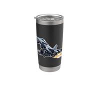 Avion de chasse Eurofighter Typhoon Gobelet isotherme en acier inoxydable double paroi