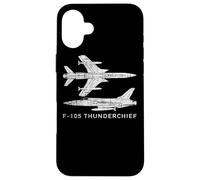 Avion de Chasse F-105 Thunderchief Coque pour iPhone 16 Plus