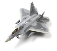Avion De Chasse F-22 Raptor De L'armée De L'air Échelle 1/72 en Alliage pour Collection pour Les Passionnés D'Aviation