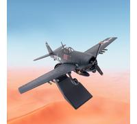 Avion De Chasse F6f De Simulation En Alliage Moulé Sous Pression, Modèle 1/72 Avec Support Pour Garçons