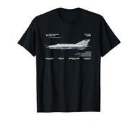 Avion de chasse MiG-21 - Design avion soviétique de la guerre froide T-Shirt