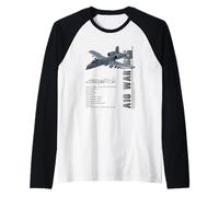 Avion de Chasse Militaire A-10 Warthog Thunderbolt II Manche Raglan