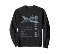 Avion de Chasse Militaire A-10 Warthog Thunderbolt II Sweatshirt