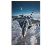 Avion de Chasse Puzzle en Bois Enfant 1000 Pièces - Jeu EduChatif Motricité Fine Et Concentration - Puzzles pour Adultes 78×53cm