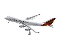 Avion De Collection en Alliage 1 200, pour Kalitta Air Boeing B747-400F, Modèle d'avion Moulé sous Pression N403KZ avec Support Playkits