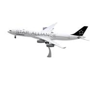 Avion De Collection en Alliage 1:200 pour Lufthansa StarAlliance Airbus A340-300, Modèle d'avion Moulé sous Pression D-AIGN