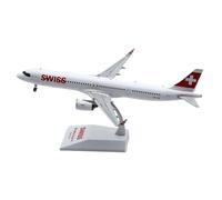 Avion De Collection en Alliage 1 200 pour Swiss Airlines «StarAlliance» Airbus A321neo, Modèle d'avion Moulé sous Pression Playkits