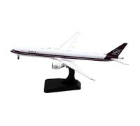Avion De Collection en Alliage 1 400 pour Qatar Airways, Modèle d'avion Moulé sous Pression Boeing B777-300er Retro Livery Set Planetoy