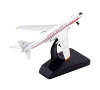 Avion de Collection en Alliage, modèle Vintage 1:400 Alitalia TU-104A, kit de Jet en métal moulé sous Pression Avion moulé sous Pression(White)