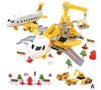 Avion De Grande Taille Pour Enfants, Avion De Grande Taille À Déformation, Simulation De Musique, Bricolage, Piste D'Inertie, Jouet Pour Enfants, Noël X0c0