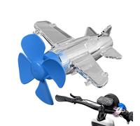 Avion de l'hélice LED, hélice avion LED à éolien | Petit ornement d'avion avec des lumières colorées | Ornements de voiture de moto anti-collision pour la conduite