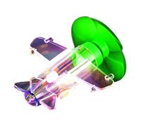 Avion de l'hélice LED, hélice avion LED à éolien - Petit ornement d'avion Lumières colorées alimentées par vent | Lumières automobiles pour la voiture, avertissement à anti-collision, pas beso