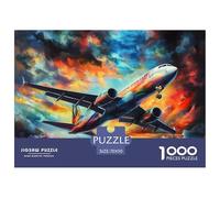 Avion de passagers 1000 Pièces Puzzle pour Adultes, Défi Jouets, Cadeau, Stimulant, Jeux Éducatif, Qualité Premium 70x50cm/1000pcs