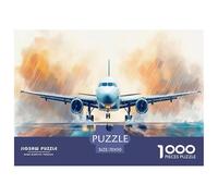Avion de passagers 1000 Pièces Puzzles pour Adultes Un Puzzle Difficile Jeu De Puzzle pour Toute La Famille Divertissement Puzzles Classiques pour Adultes Et Enfants À Partir De Activité Familiale Pa