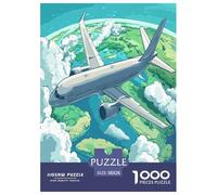 Avion de passagers Puzzle De 1000 Pièces Un Défi Difficile Jeux De Famille DIY Cadeaux pour La Famille pour Adultes Et Enfants À Partir De 12 Ans