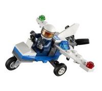 Avion de police LEGO City Mini Figure 30018 (en sac)