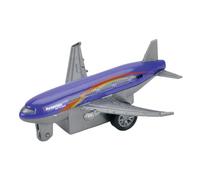 Avion de traction en alliage de simulation - Modèle d'avion en alliage d'inertie de simulation | Les fêtes au design réaliste favorisent les jouets aériens pour la maison, l'extérieur, l'école et le