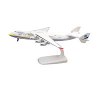 Avion de Transport Miniature en métal moulé sous Pression An-225 modèle 20cm échelle 1:400 avec décoration Roue Ensemble de Jeu de Passe-Temps Miniature