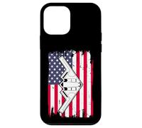 Avion drapeau des États-Unis 4 juillet hommes femmes enfants patriotique Coque pour iPhone 12 mini