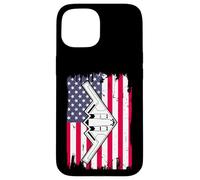 Avion drapeau des États-Unis 4 juillet hommes femmes enfants patriotique Coque pour iPhone 15