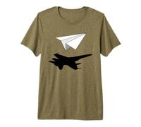 Avion en Papier ingénieur aéronautique T-Shirt Haut de Gamme