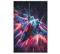 Avion F35 Puzzle Adulte 1000 Pièces Artisanat Cadeau Famille Puzzles Classique 3D Puzzle Jouet en Bois Cadeau Unique Décoration Intérieure （78×53cm）