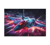 Avion F35 Puzzles Adulte 1000 Pieces Cadeau Famille Puzzle Classique 3D EnfFourmisJouet en Bois Cadeau Unique （75×50cm）