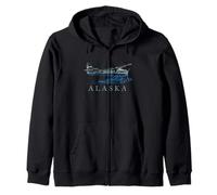 Avion Flotteur en Forme d'hydravion de l'Alaska Souvenir de fierté Vintage Sweat à Capuche