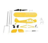 Avion Girouette en Métal Rotatif Vent Spinner Cour Extérieure Jardin Sculpture Jaune Résistant À La Rouille Décoratif pour Maison Jardin Garage De Fer Jaune
