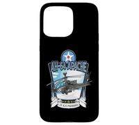 Avion Militaire américain AH-64 Longbow Coque pour iPhone 15 Pro Max