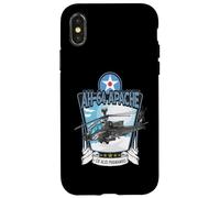 Avion Militaire américain AH-64 Longbow Coque pour iPhone X/XS
