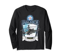 Avion Militaire américain AH-64 Longbow Manche Longue