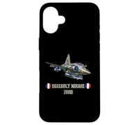 Avion Militaire français Dassault Mirage 2000D Coque pour iPhone 16 Plus