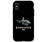 Avion Militaire français Dassault Mirage 2000D Coque pour iPhone X/XS