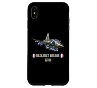 Avion Militaire français Dassault Mirage 2000D Coque pour iPhone XS Max