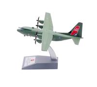 Avion Miniature 1:200 pour C-130J Hercules Transport ZH870/ZH887 Modèle en Alliage d'avion Modèle en Métal Décoratif Vert Modèles Préfabriqués à l'échelle D'avions(Red)
