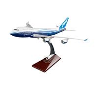 Avion Miniature en résine de 32cm modèle Statique B747 idéal pour Collection et décoration Bureau Ensemble de Jeu de Passe-Temps Miniature