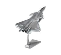 Avion Miniature Maquette d'avion J-20 Stealth Fighter Mini Alloy À L'échelle 1:48 Édition Collector Série Grise Modèles Préfabriqués à l'échelle D'avions