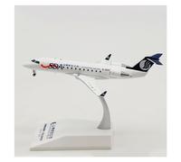 Avion Miniature Metal 1:200 pour Shandong Airlines Bombardier CRJ-200ER Modèle d'avion De Passagers Collection Affichage Cadeau De Noël