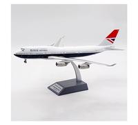 Avion Miniature Metal Modèle d'avion Alliage Échelle 1:200 pour British Airways Boeing B747-400 G-CIVB 100ème Collection Cadeau D'exposition