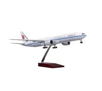 Avion Miniature Metal Modèle d'avion Boeing B777 À L'échelle 1:157 Simulation d'avion Ligne D'aviation Civile Ornements De Collection 47 Cm(No Light)