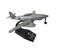 Avion Miniature Metal Modèle d'avion Chasse Allemand Me-262 De La Seconde Guerre Mondiale Simulation en Alliage Décoration Finie Échelle 1:72