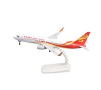 Avion Miniature Metal Modèle d'avion De Passagers en Alliage De Simulation Boeing 737 À L'échelle 1:400 Modèle d'avion Miniature Jouet