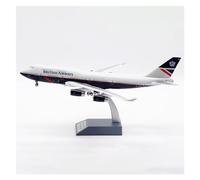Avion Miniature Metal Modèle d'avion en Alliage À L'échelle 1:200 Collection Décorative pour British Airways Boeing 747 - 400 G-BNLL