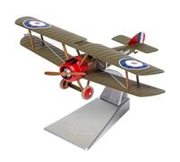 Avion Miniature Metal Ornement Collection Chasseur Classique Biplan Sopwith Camel F.1 L'armée L'air Britannique Première Guerre Mondiale 1/48