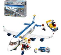 Avion Passager Avec Travailleurs Et Camions - Compatible Avec - 463 Pièces