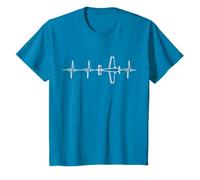 Avion pilote Heartbeat Avion RC EKG amour volant T-Shirt